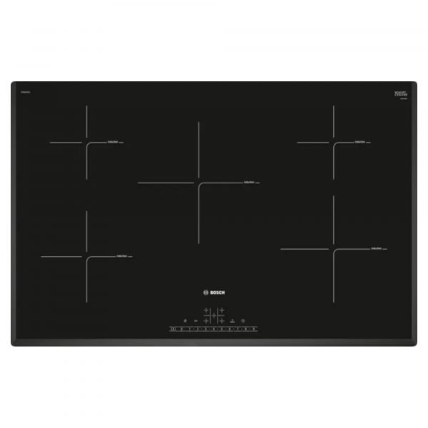 Bosch Serie 6 PIV851FB1E 5 Zone 80cm Induction Hob - Black