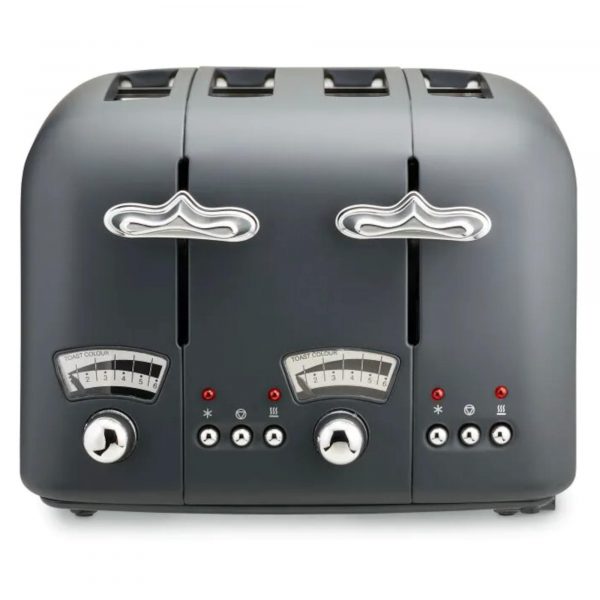 De'Longhi CT04 Argento Silva 4 Slice Toaster - Grey