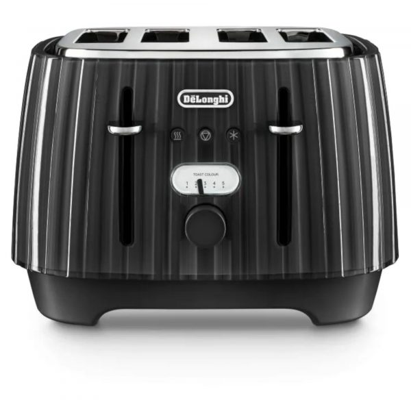 De'Longhi CTD4003 Ballerina 4 Slice Toaster - Black