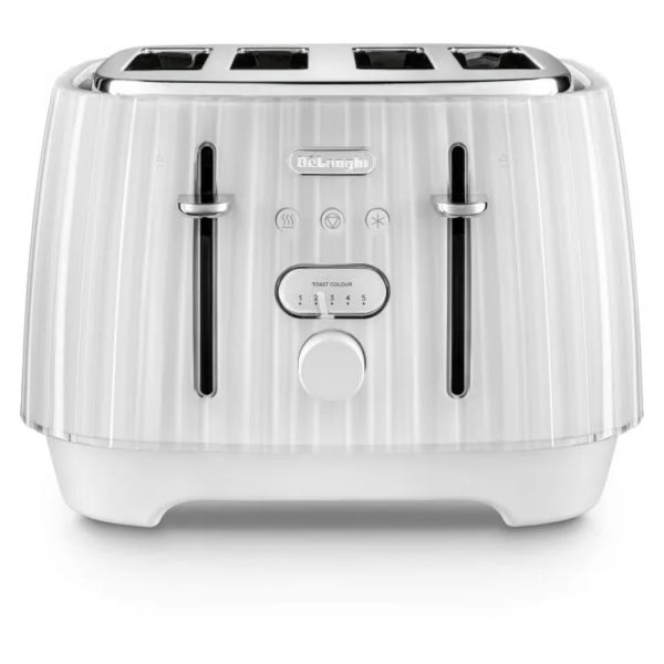 De'Longhi CTD4003 Ballerina 4 Slice Toaster - White