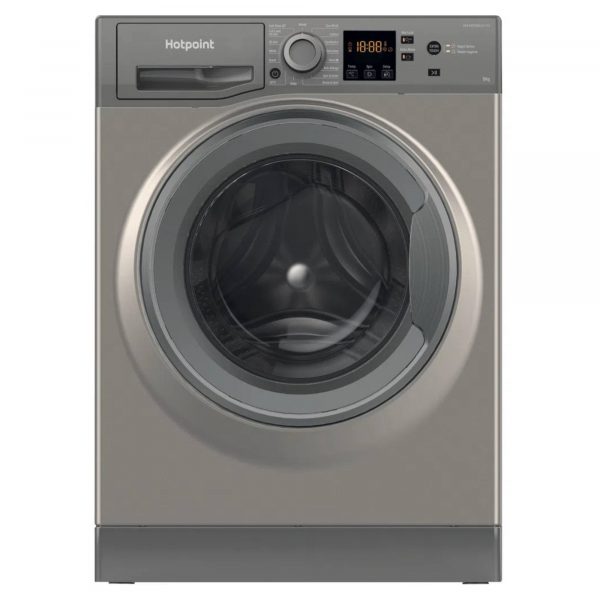 Hotpoint NSWM864CGGUKN 8kg 1600rpm Freestanding Washing Machine - Graphite