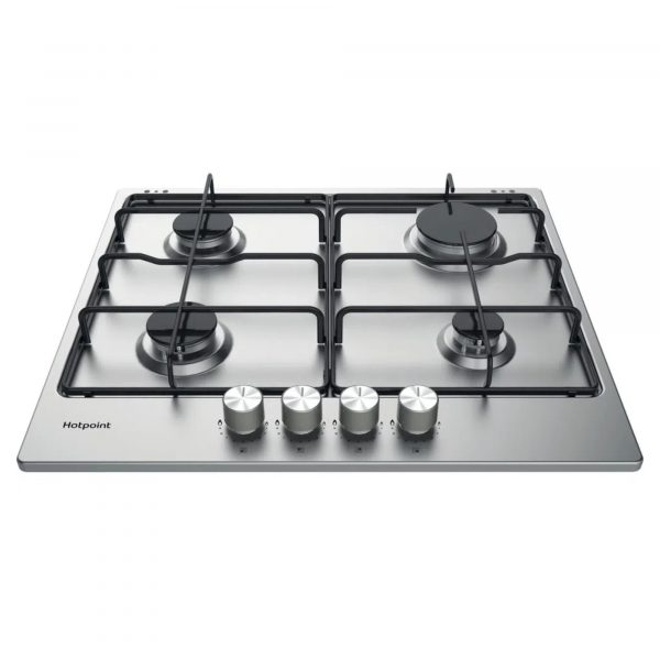 Hotpoint PPH60PFIXUK 60cm Gas Hob - Silver