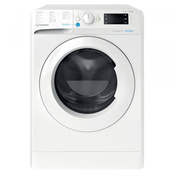 Indesit BDE86436XWUKN 8Kg / 6Kg Washer Dryer with 1400 rpm - White