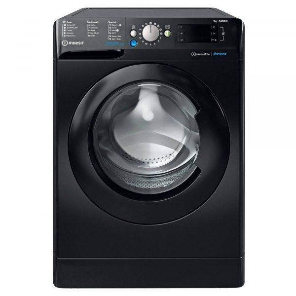 Indesit BWE91496XKUKN 9kg 1400prm Wasing Machine - Black