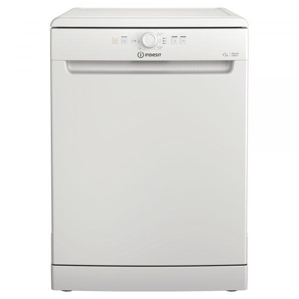 Indesit D2FHK26UK Freestanding Start Delay Dishwasher - White