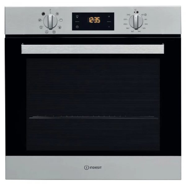 Indesit IFW6340IX 66L Built-in Electric Single Oven