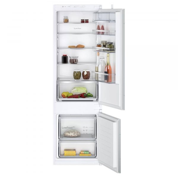 Neff KI5872SE0G Built-In LED Low Frost Fridge Freezer - White