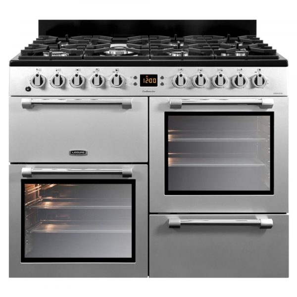 Leisure CK100F232S 100cm Cookmaster Dual Fuel Range Cooker in Silver