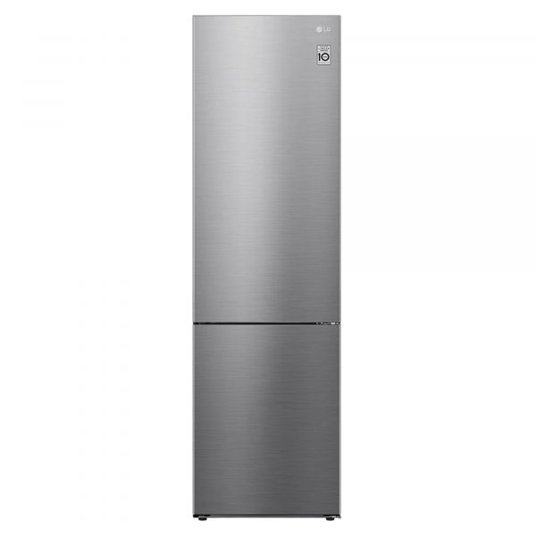 LG GBB62PZGCC Frost-Free Fridge Freezer - Shiny Steel