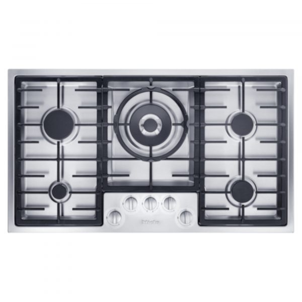 Miele KM2354-1 5 Burner Gas Hob - Stainless Steel