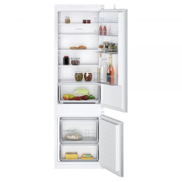 Neff KI5871SE0G 270L Built-In Fridge Freezer - White