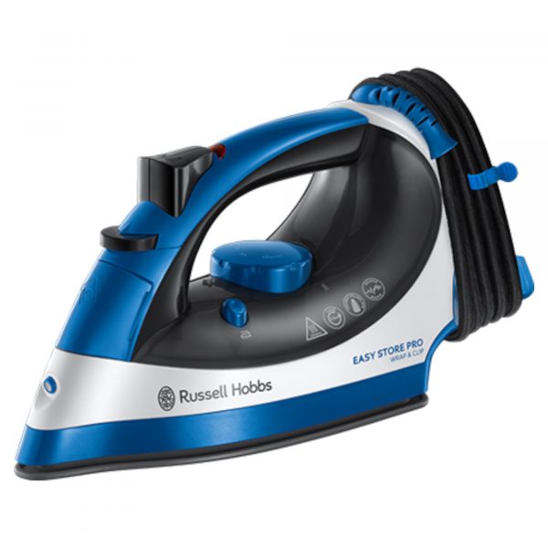 Russell Hobbs 23770 Easy Store & Clip Iron - Blue