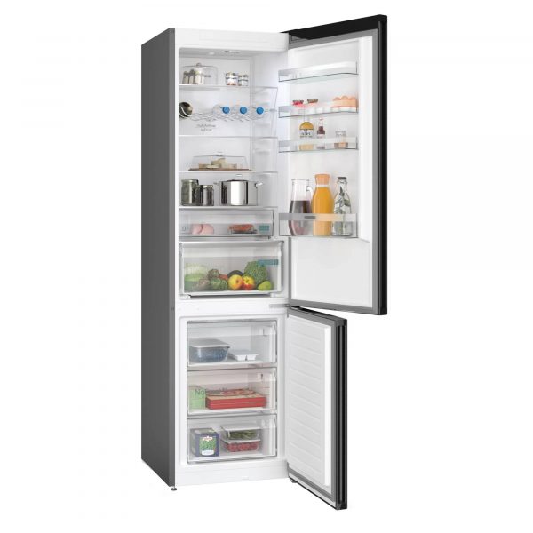 Siemens KG39NXXDFG Freestanding 60cm Fridge-Freezer - Black Steel