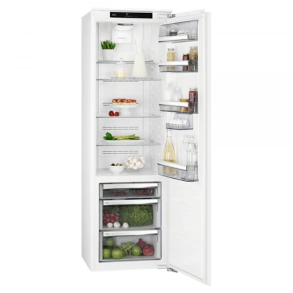 AEG SKS818E9ZC Built-In 276L Larder Fridge LCD Touch Display