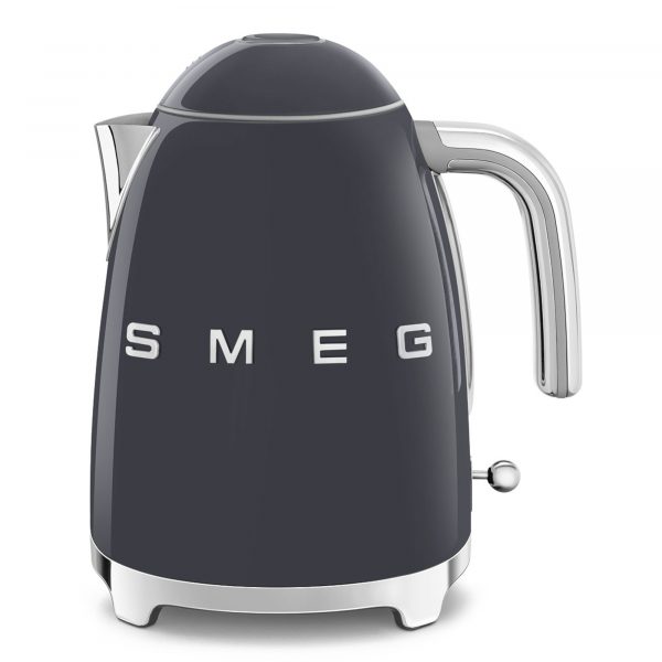 Smeg KLF03GRUK Retro Jug Kettle with 1.7L Capacity and 3000W Power in Grey