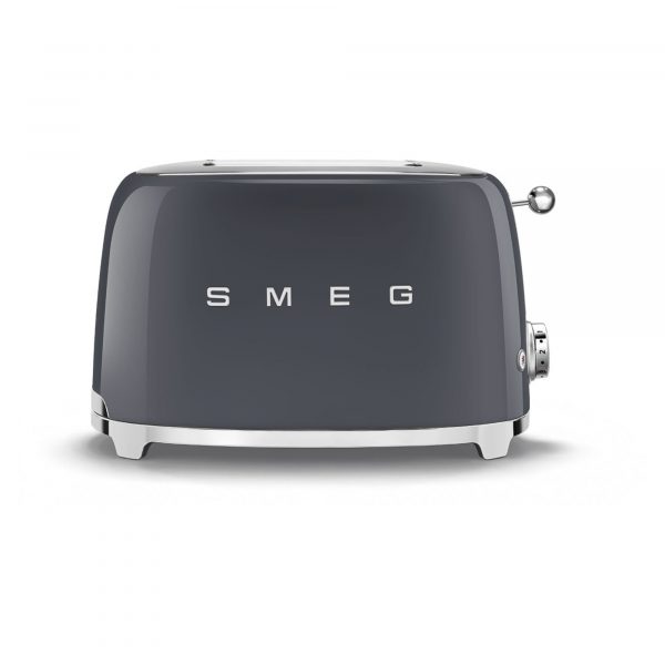 Smeg TSF01GRUK 50's Style 2-Slot Gloss Grey Toaster