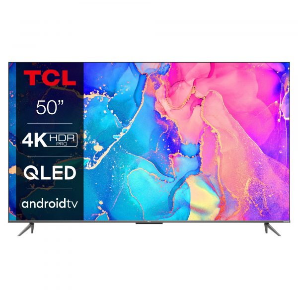 TCL 50C635K 50" 4K QLED Smart Android TV with Dolby Atmos