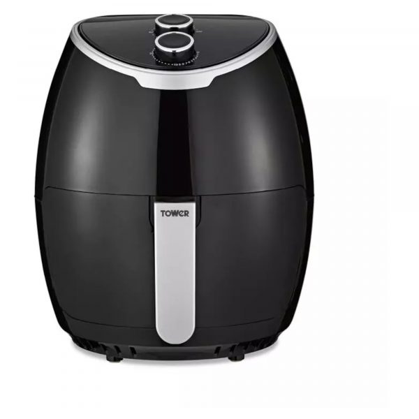 Tower T17061BLK 1kg Food Capacity Manual Air Fryer