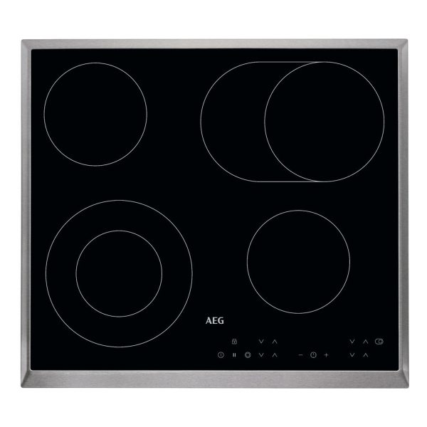 AEG HK634060XB 581mm Built-In 4 Zone Ceramic Hob