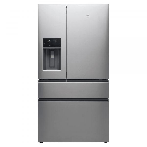 AEG RMB954F9VX 617L American Fridge Freezer with Ice + Water Dispensers - S/Steel