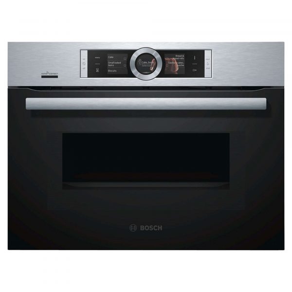 Bosch Serie 8 CMG656BS6B Single Oven with Microwave Function