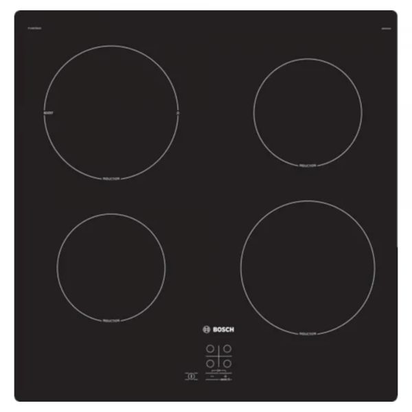 Bosch PUG61RAA5B 600mm 4 Burner Induction Hob with Plug