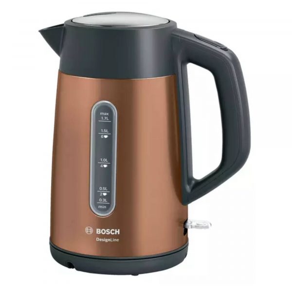 Bosch TWK4P439GB 3000W DesignLine Kettle - Copper