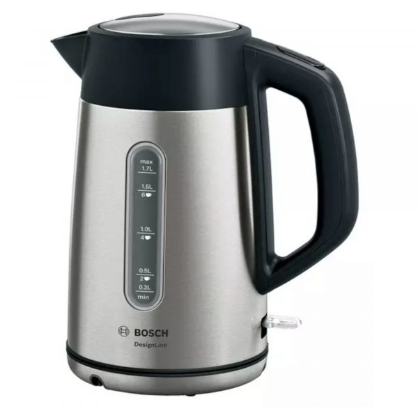 Bosch TWK4P440GB 3000W DesignLine Kettle - Stainless Steel