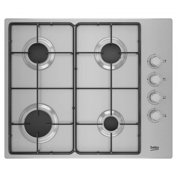 Beko HIBG64120SX 610mm Gas Hob Stainless Steel