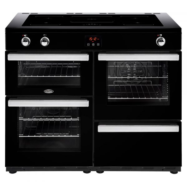 Belling CCENTRE110EIBLK Electric Induction Range Cooker