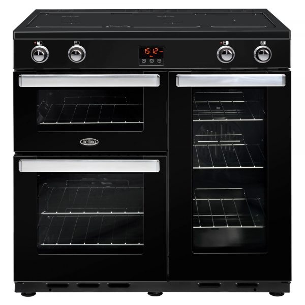 Belling CCENTRE90EIBLK 900mm Electric Double Range Cooker