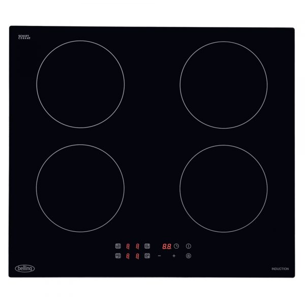 Belling IHT6013BLK 60cm Induction Hob with Touch Controls - Black