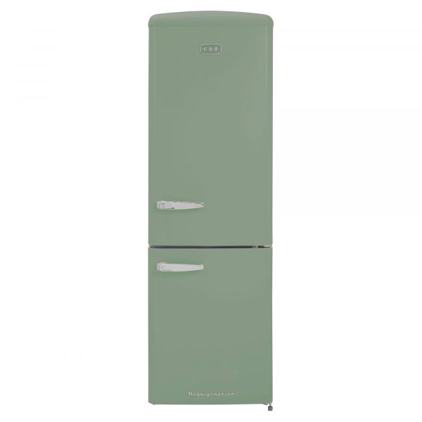 CDA FLORENCE-MEADOW Retro 50s Style Fridge Freezer 330L Capacity D Energy Rating