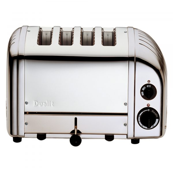 Dualit Classic 4 Slot Toaster, Polished Steel - 40378