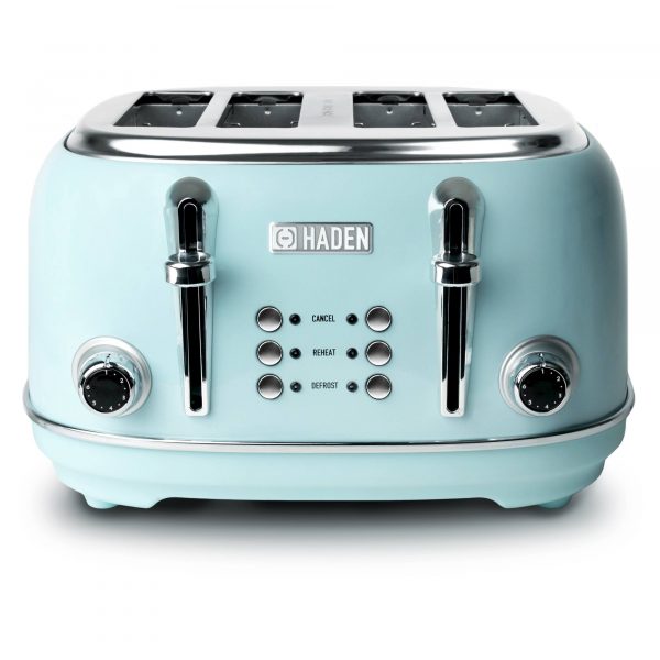 Haden 194244 Heritage 4 Slice Toaster - Blue