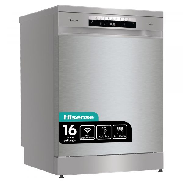 Hisense HS673C60XUK Freestanding Dishwasher C Energy Rating in Stainless Steel