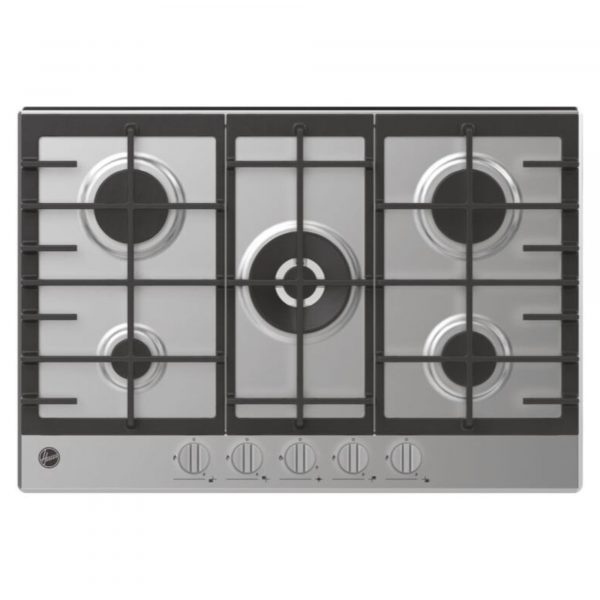 Hoover HHG75WK3X 750mm 5 Burner Gas Hob