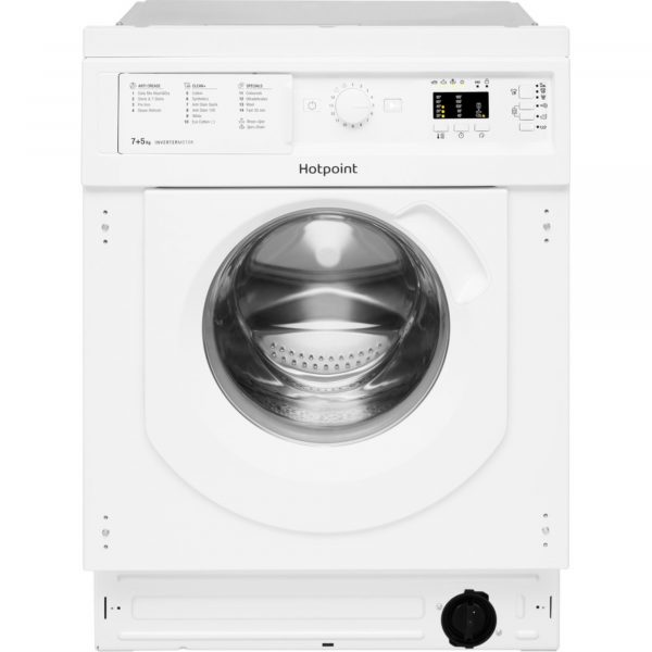 Hotpoint BI WDHG 75148 UK N 7kg Wash 5kg Dry Integrated Washer Dryers