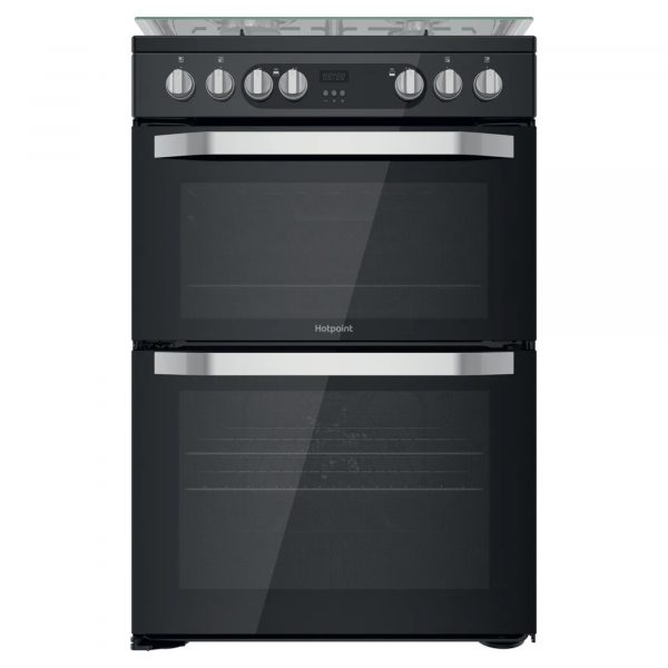 Hotpoint HDM67G9C2CBUK 600mm Freestanding Dual Fuel Cooker