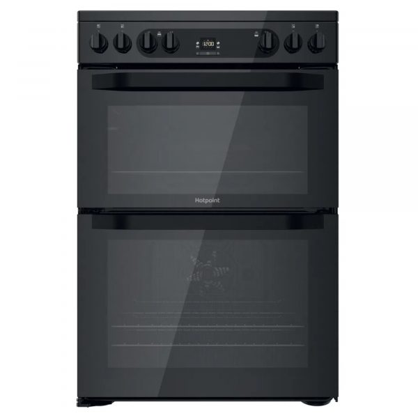 Hotpoint HDM67V92HCBUK Freestanding Electric Cooker with Ceramic Hob