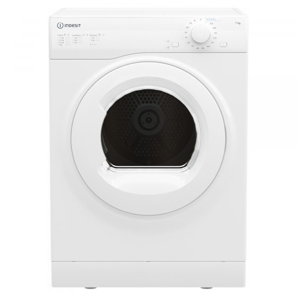 Indesit I1 D80W UK Air-Vented 8kg Load Capacity Tumble Dryer