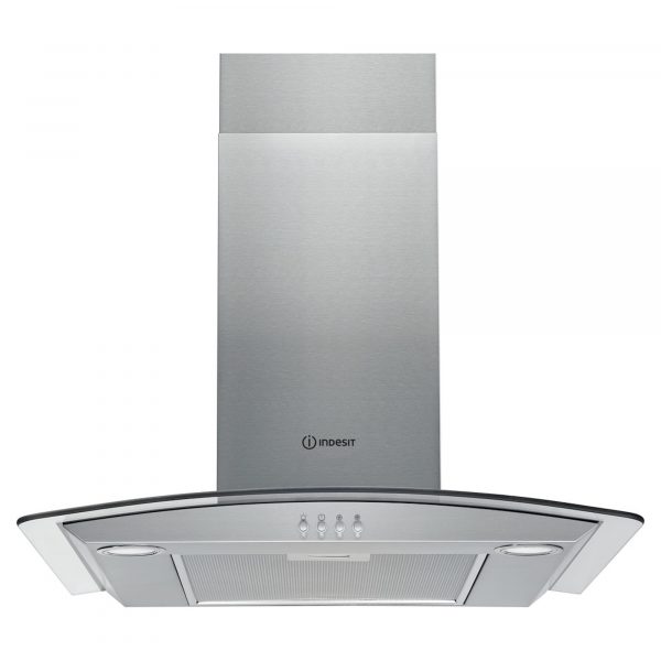 Indesit IHGC65LMX Integrated Cooker Hood Stainless Steel