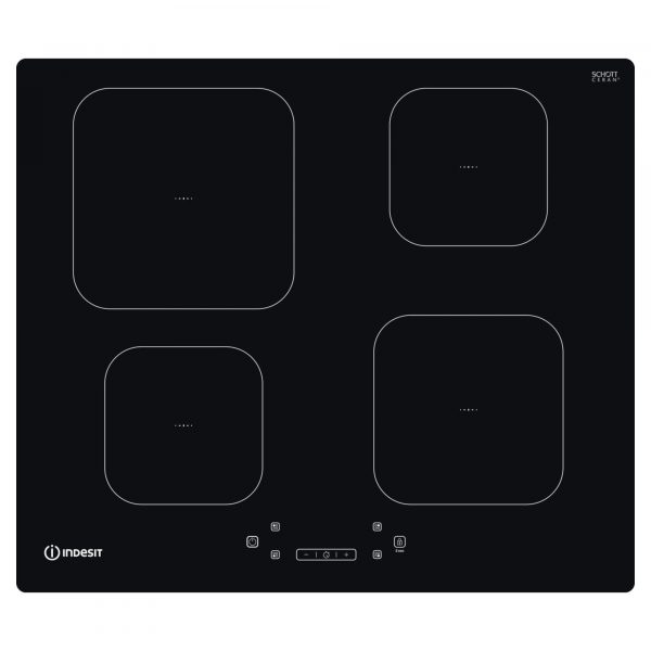 Indesit IS83Q60NE Induction Hob Electric 4 Rings with Timer