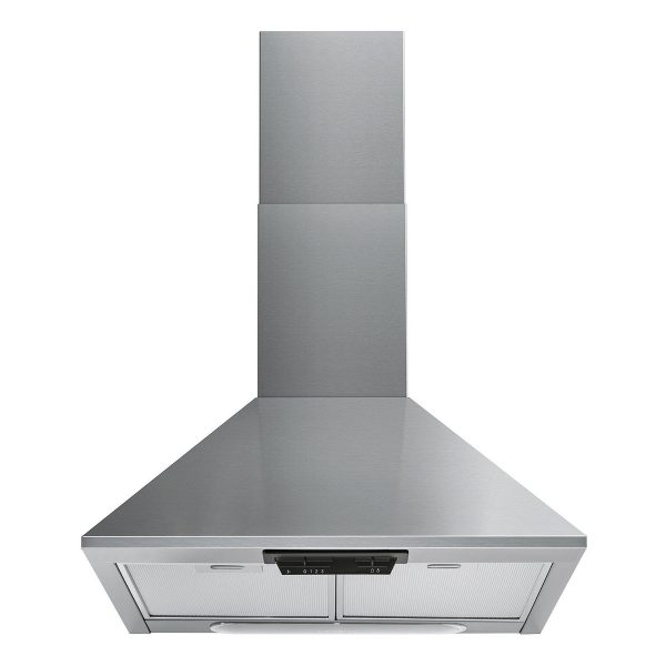 Indesit UHPM63FCSX 600mm Chimney Cooker Hood - Stainless Steel