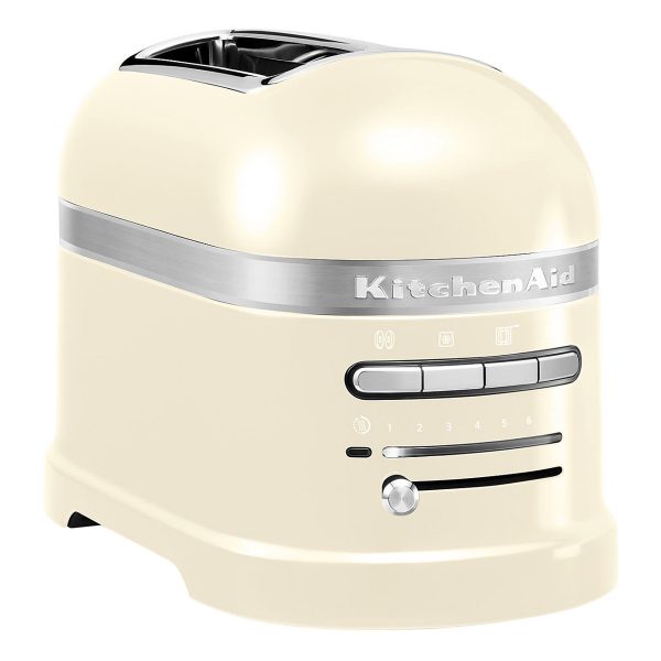 KitchenAid 5KMT2204BAC Artisan 2 Slice Toaster - Almond Cream