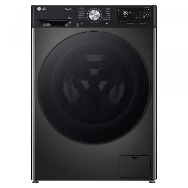 LG F4Y711BBTA1 11kg Autodosing Smart Washing Machine - Black