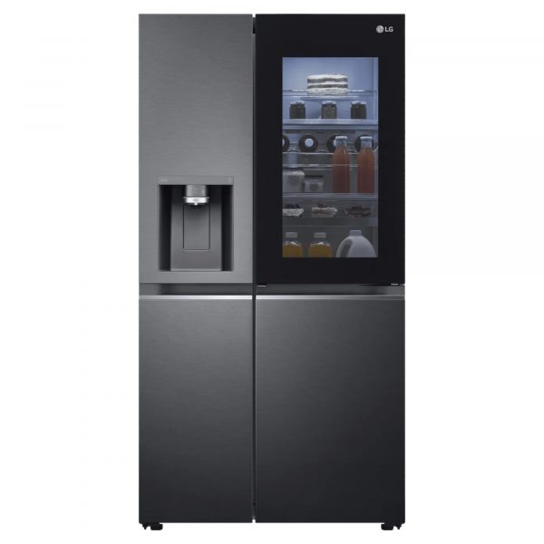 LG InstaView ThinQ GSXV90MCAE WiFi Connected American Fridge freezer