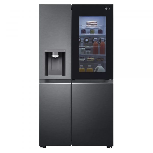 LG InstaView ThinQ GSXV91MCAE WiFi Connected American Fridge freezer