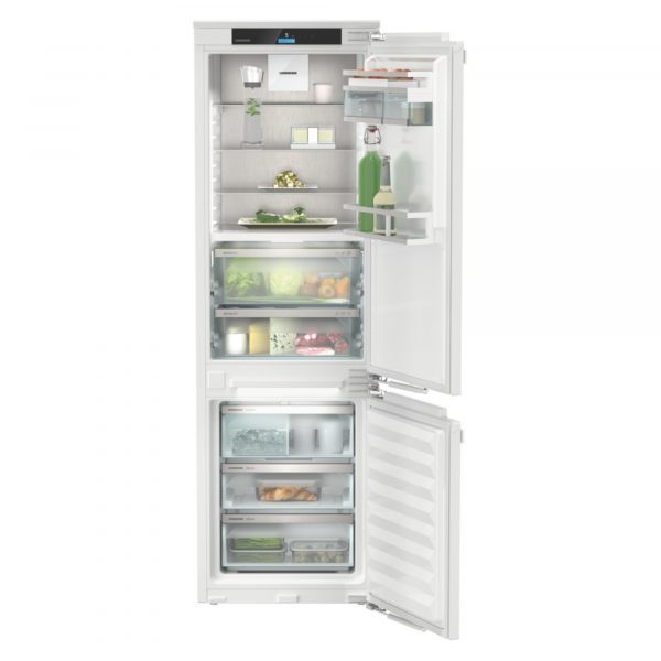 Liebherr ICBND5163 246L Built-In Fridge Freezer with BioFresh and NoFrost - White