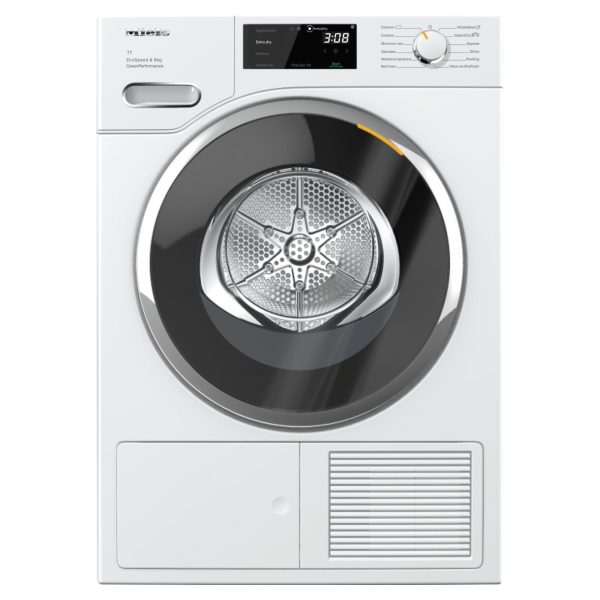 Miele TWF760WP EcoSpeed 8kg T1 Heat-Pump Tumble Dryer - White